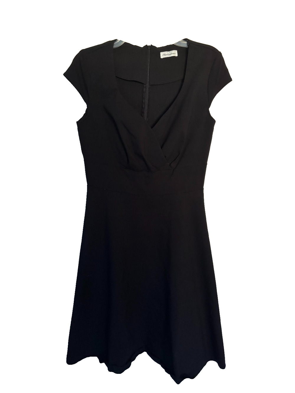 Bbonlinedress Black Vintage 1950s Audrey Hepburn Cocktail Swing Dress L Large